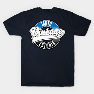 estonia Tartu vintage logo T-Shirt